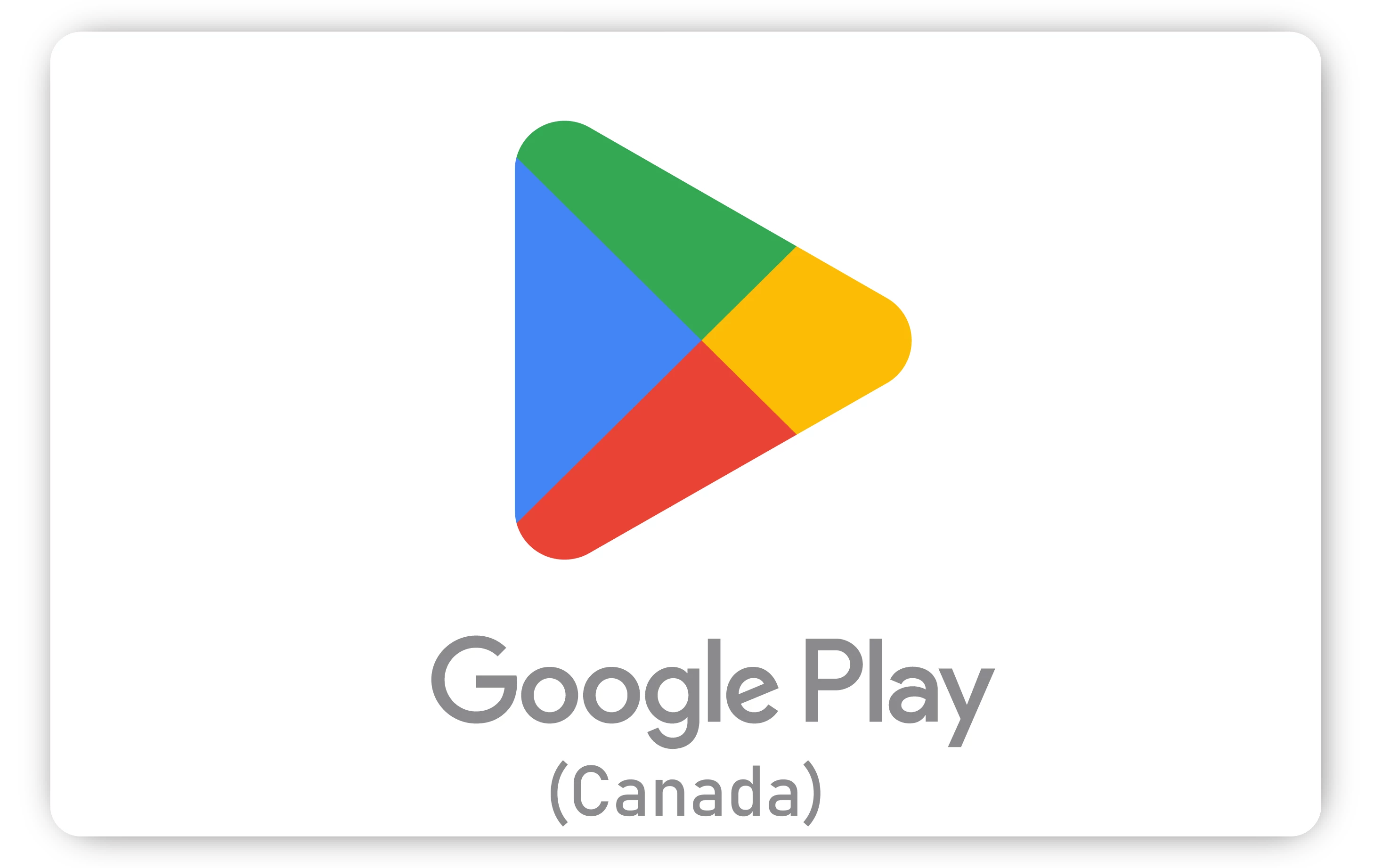 CA$25.00 Google Play (Canada) Gift Card