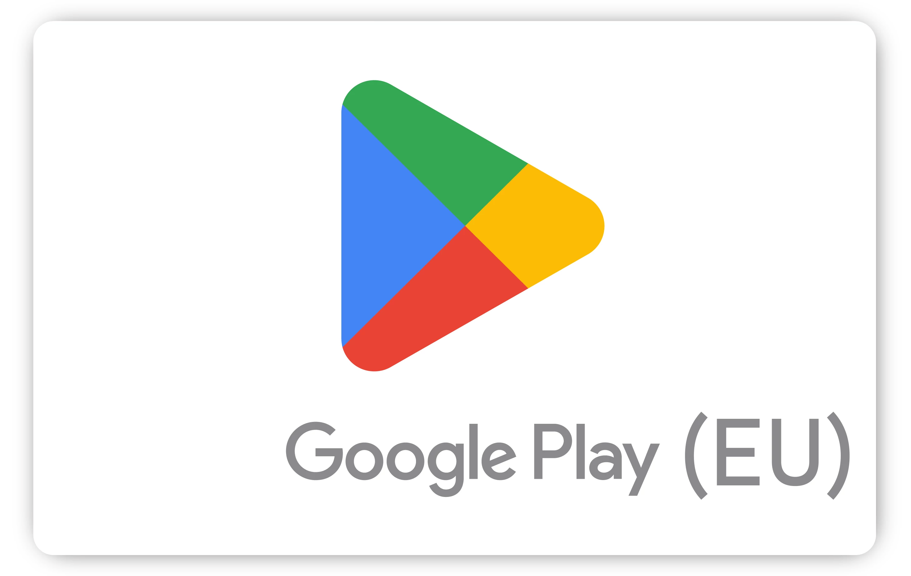 €15.00 Google Play (EU) Gift Card