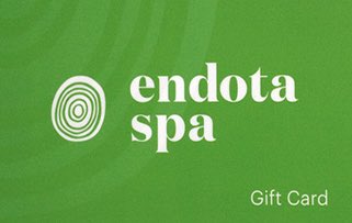 A$100.00 endota spa Gift Card