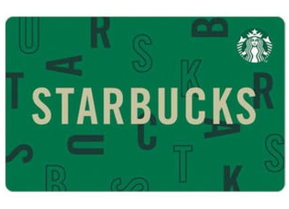 £25.00 Starbucks Gift Card